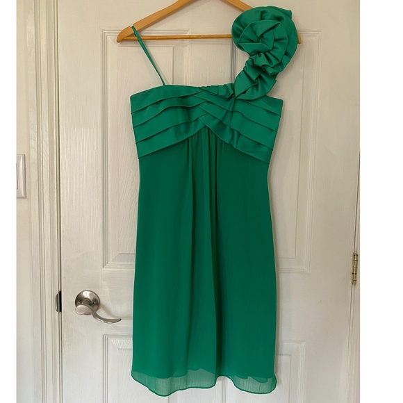 BCBGMAXAZRIA/MAX and CLEO one-shoulder mini dress - Picture 2 of 4